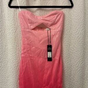 Fashion Nova pink mini dress Medium